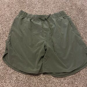 Men's Green Athletic Shorts